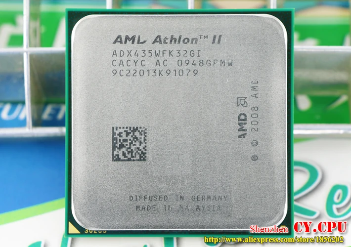 Процессор AMD Athlon II X3 435 процессор трехъядерный(2,9 ГГц/L2 = 2 м/95 Вт/2000 ГГц) разъем am3 am2+ 938 pin X3 425