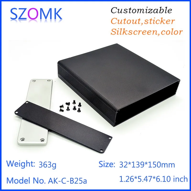 szomk aluminum extrusion case extruded aluminum enclosure aluminum box enclosure electronics  (7)