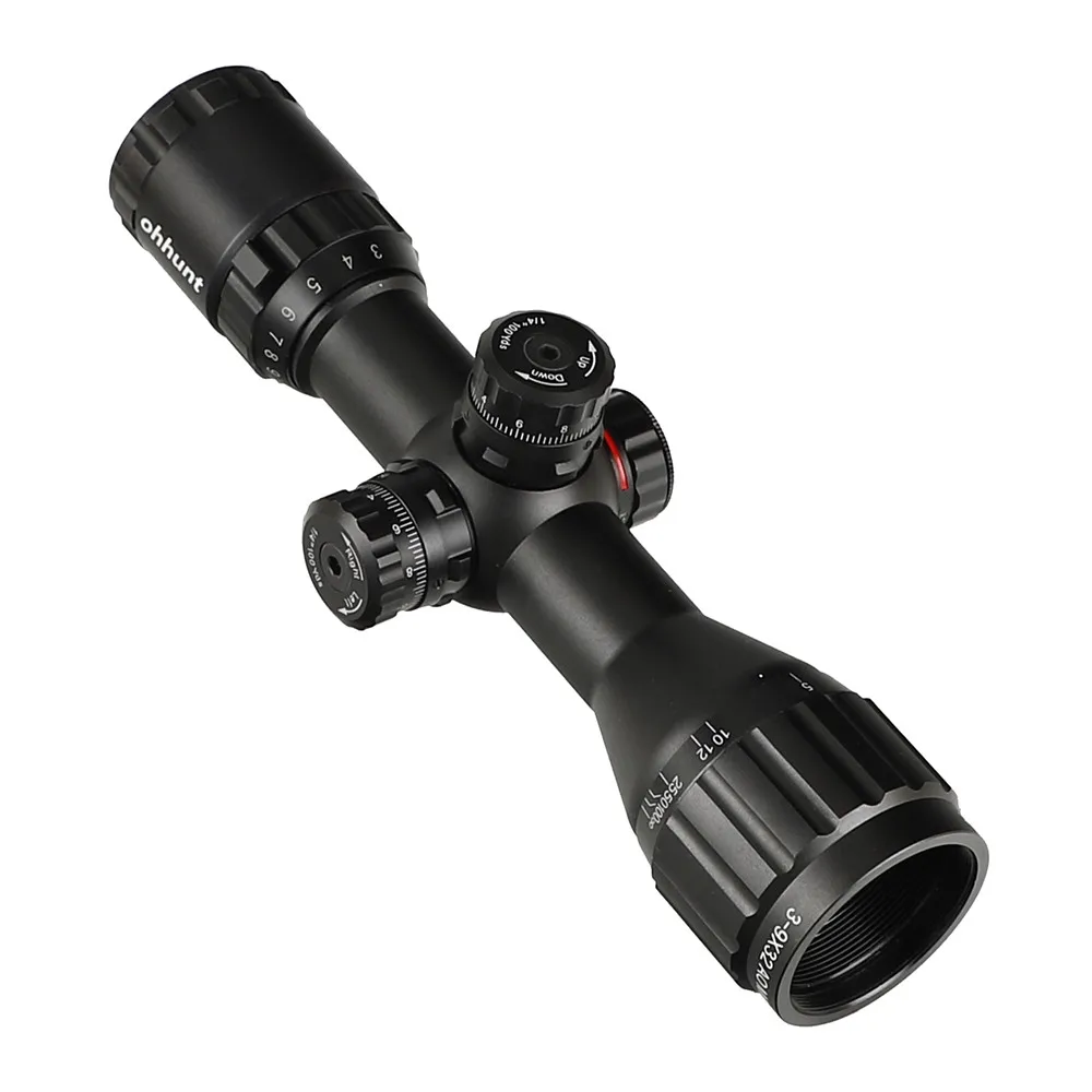 Ohhunt охотничья оптика 3 9x32 AO Compact 1/2 половинный мил Dot Riflescopes Turrets Блокировка с