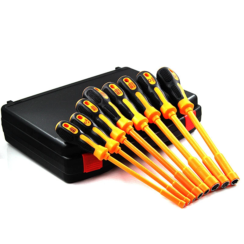 

9Pcs Screwdriver Set Combination Screwdriver Bit Repair Tool Hand Tools Socket Screwdriver Professional Electrician