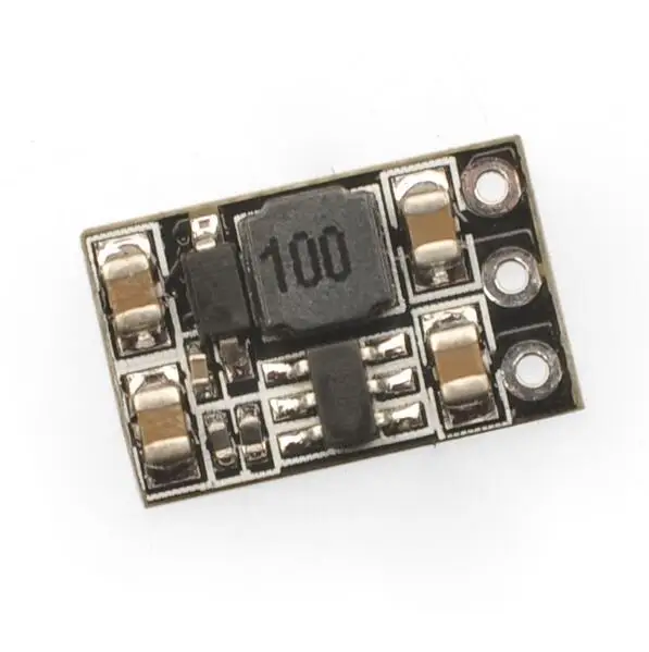 

3.7v to 5v 1S boost module 500ma output for indoor crossing brush coreless quadcopter