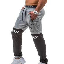 Мужские повседневные цветные брюки в тон модные спортивные брюки на молнии