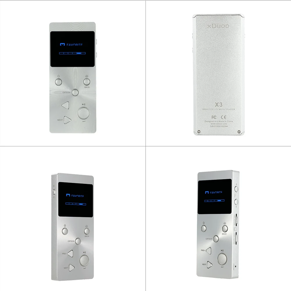 Mp3 плеер XDUOO X3 профессиональный музыкальный MP3 без потерь с HD OLED экраном Поддержка