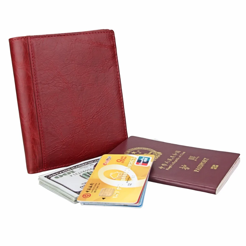Мужской кошелек для паспорта, натуральная кожа, Обложка для паспорта, чехол для документов, мужской т-держатель, большая емкость, кредитный держатель для карт, кошелек для монет