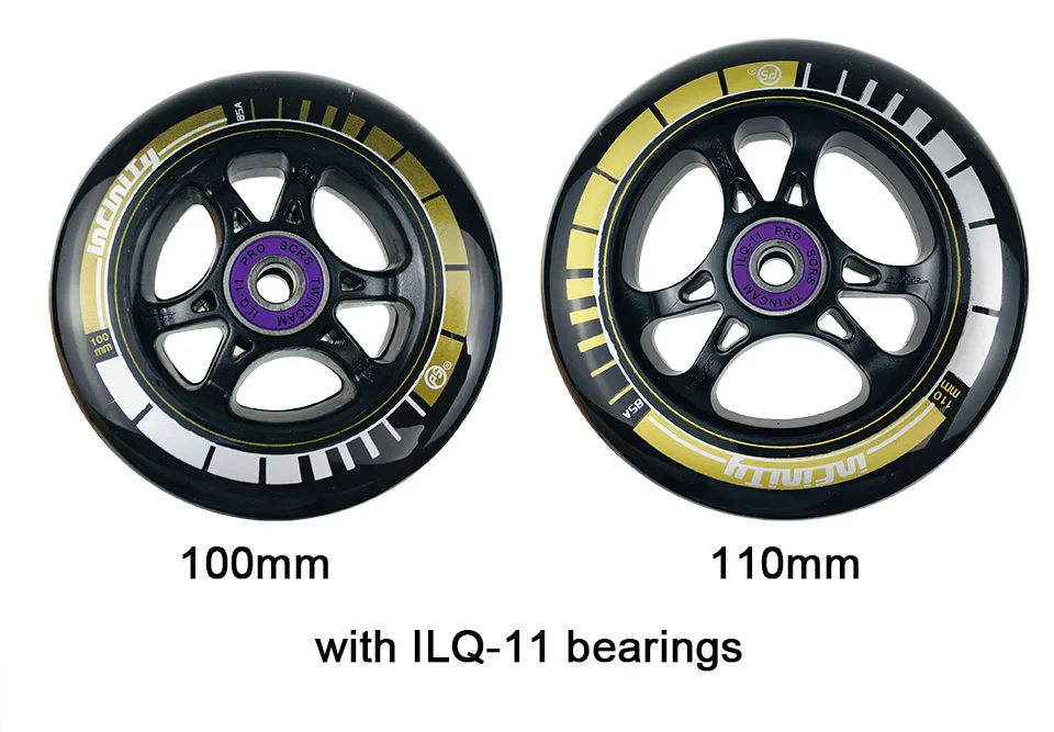 Powerslide скоростные роликовые коньки 3*110 мм рамки 243 мм с 100 мм или 110 мм колеса для 165 мм расстояние патины база