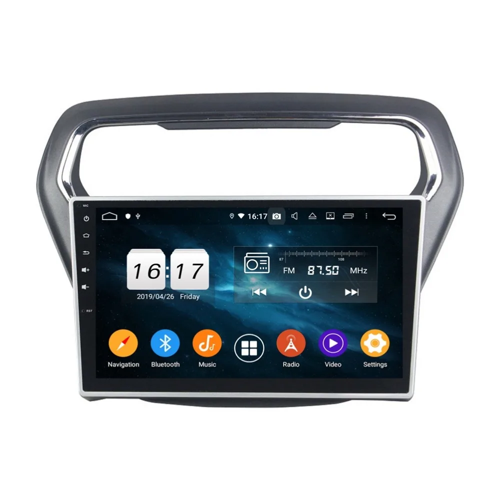 Flash Deal DSP 10.1" Android 9.0 Car DVD GPS Navigation Head Unit for Ford ESCORT 2014 2015 Radio GPS Bluetooth 4.2 WIFI USB 3