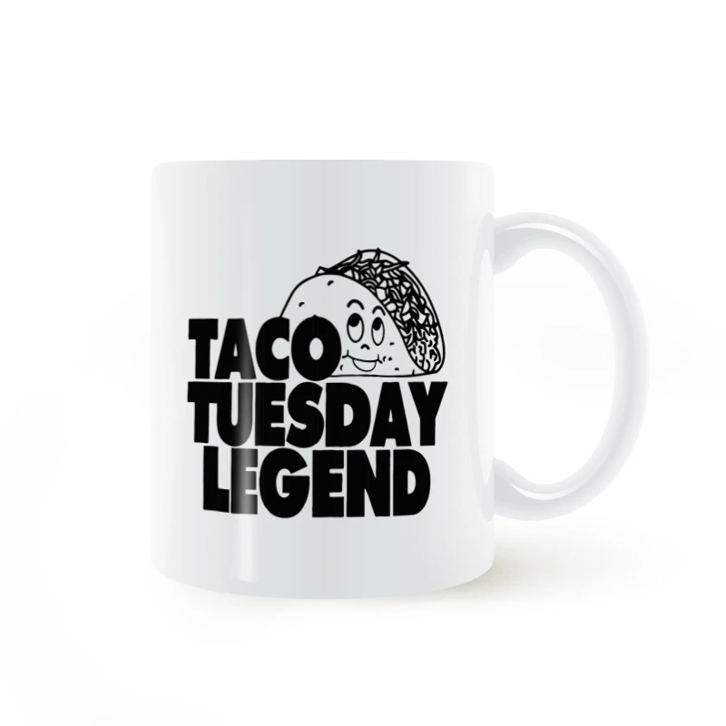 Taco Tuesday Legend кружка кофейное молоко творческая керамическая DIY подарки Домашний