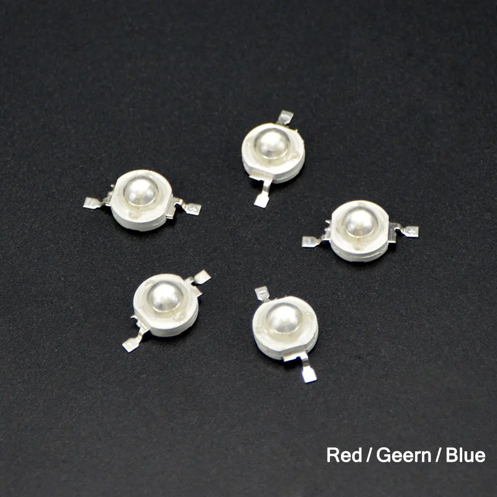 Светодиодная лампа CREE высокой мощности 100 шт./лот 1 Вт 3 диоды SMD 110 120 лм