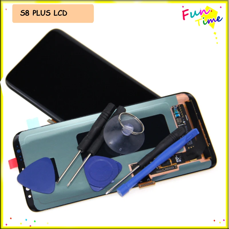 Для Samsung S8plus LCD без рамки Замена для SAMSUNG Galaxy S8 Plus G955 G955F Дисплей lcd сенсорный экран