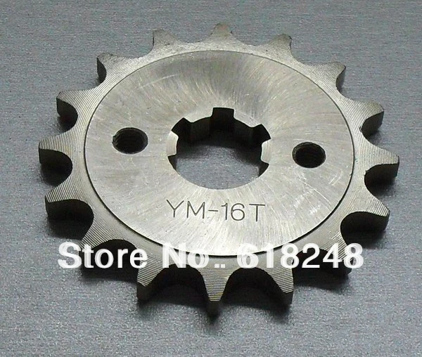 Мотоцикл звездочка мотоцикл частей для двигателя YBR125 16 мотоциклов передняя