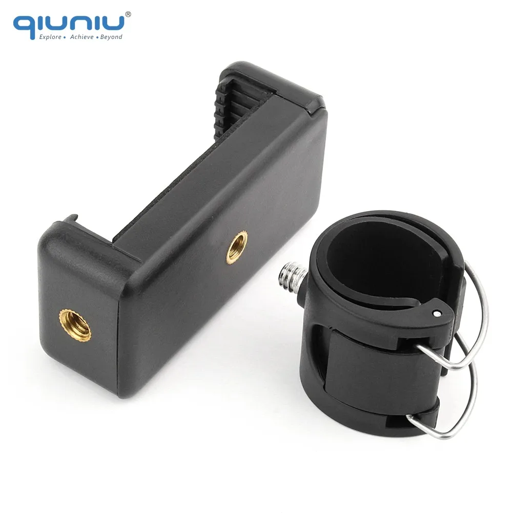 QIUNIU APP держатель для мобильного телефона Зажим адаптер крепление аксессуар для GoPro Hero 7 6 5 4 3 камера 3-полосная рукоятка кронштейн штатива