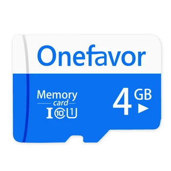 

New Arrival!! 50pcs/lot Onefavor 4GB 8GB 16GB Micro TF card Class10 Micro SDHC SD Card A1 Memory Card C10