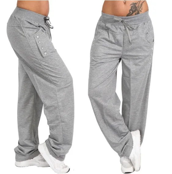 917 S-2XL 23 Waist Stretch Women Harem Pants Dance Club Boho vintage medieval Loose Long Trousers Pants (2)