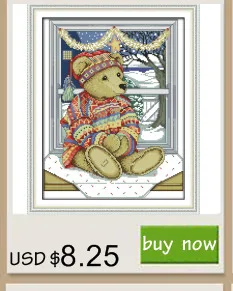 Медовый медведь узоры Счетный крест 11CT 14CT Набор для вышивки крестиком оптом мультфильм Набор для вышивки крестиком вышивка рукоделие
