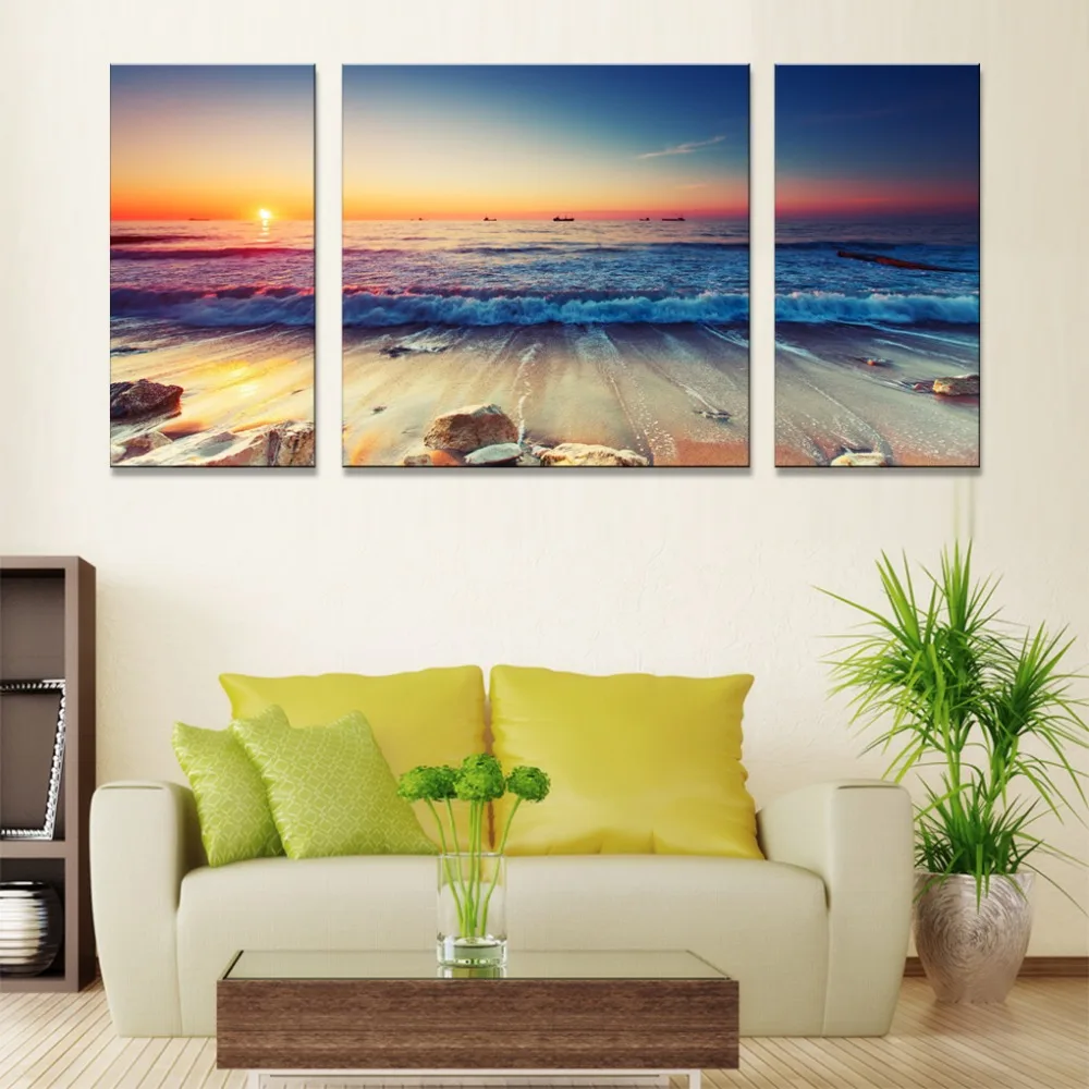 prints painting Only beautiful seaview cenery Modular nordic pictures triptych home work posters and print wall picture Pop art-in Painting & ... prints painting Only beautiful seaview cenery Modular nordic pictures triptych home work posters and print wall picture Pop art-in Painting & ...