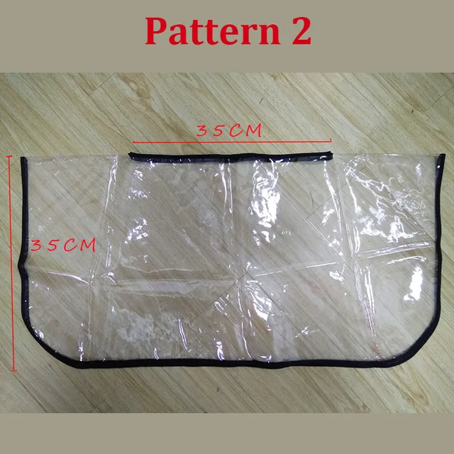 Jó Minőségű, Vízálló Átlátszó Műanyag Női Táskák Esőborítás Férfi Kézitáska Porálló Esőálló Burkolatok - Image 5