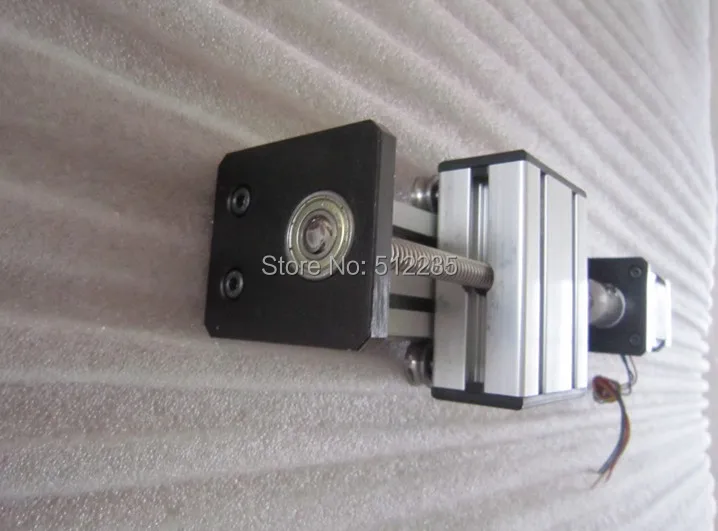 

High Precision CNC ST T8*8 Ballscrew Sliding Table effective stroke 100mm+1pc nema 23 stepper motor XYZ axis Linear motion