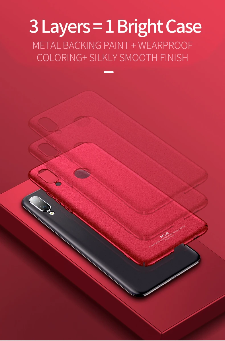 MSVII Cover For Huawei P Smart 2019 Case Slim Frosted Coque P Smart Z 2020 Case Hard PC Cover For Huawei P Smart Plus 2019 Cases z flip3 cover