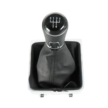 

For VW Passat B7 Variant 2011 2012 2013 2014 2015 New 5 Speed Gear Stick Shift Knob With Leather Boo