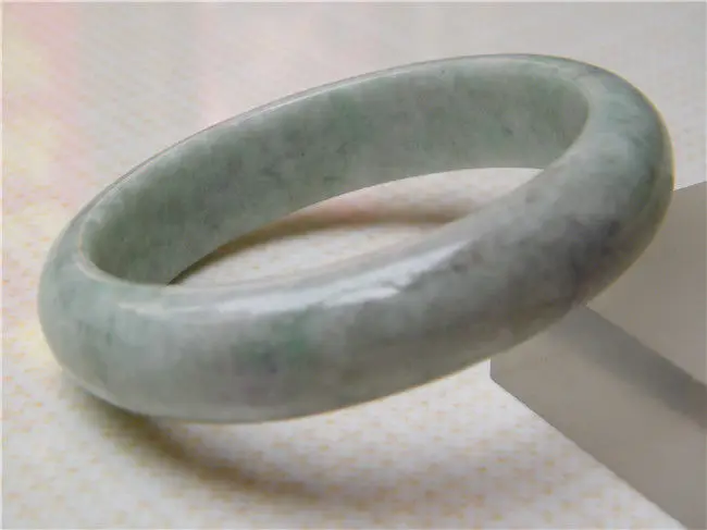 

NEW CHINA JADE 100% NATURAL GRADE A BEAUTIFUL VIOLET JADEITE BRACELET 58 MM a 5.19