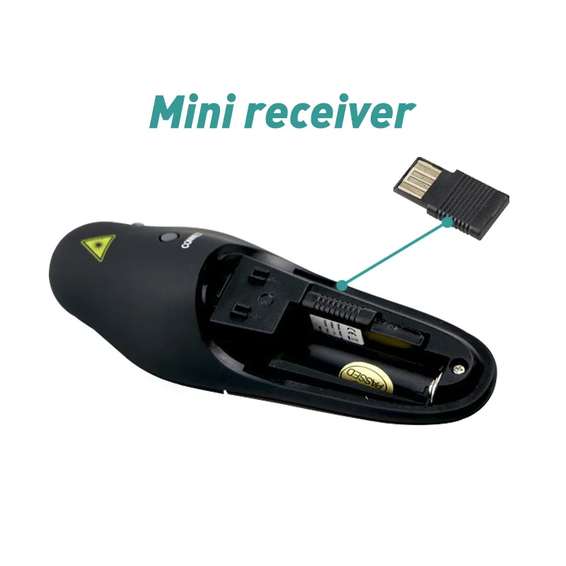ANBES Беспроводная лазерная указка докладчика ручка 2 4 ГГц USB RF PPT Презентация пульт