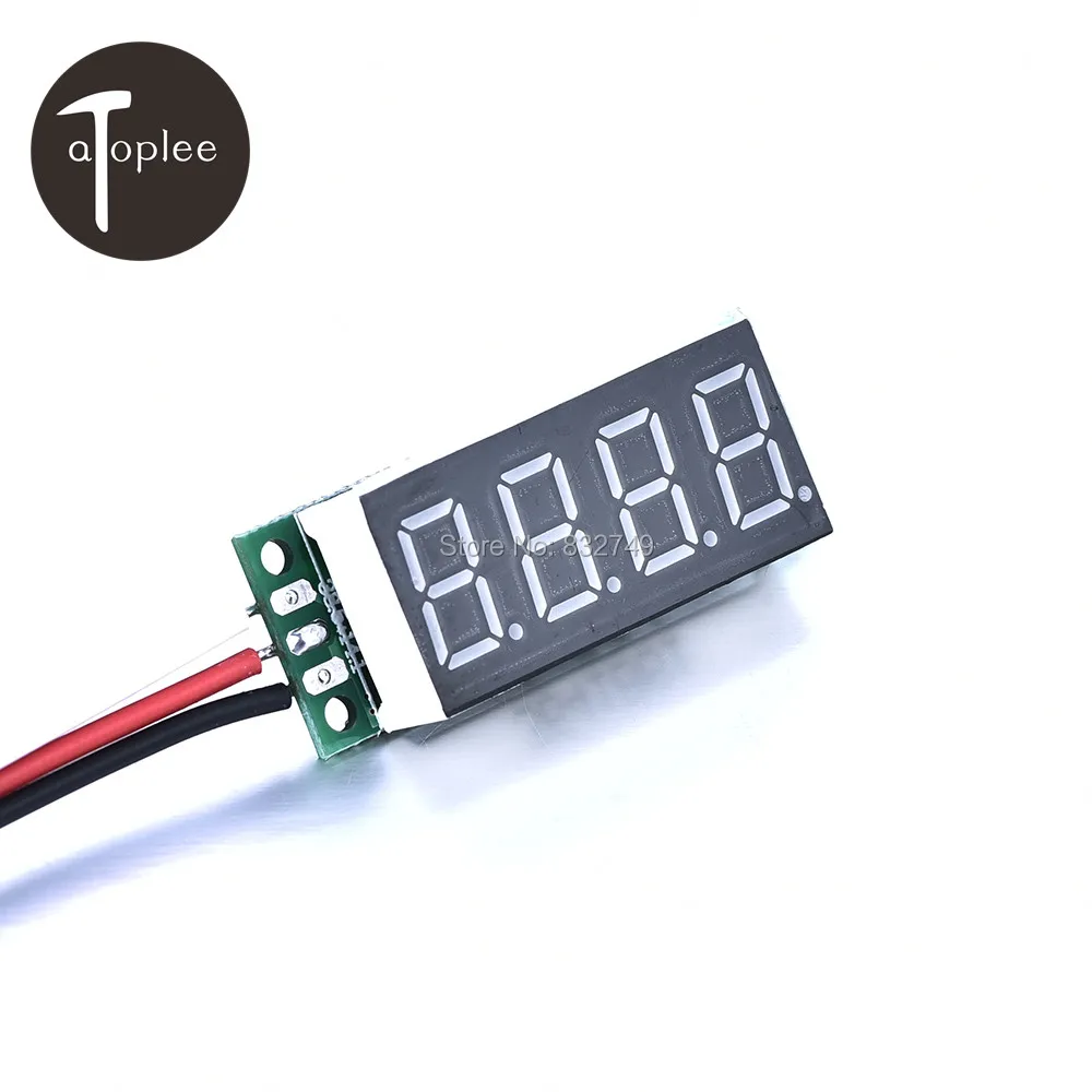 

1 PCS DC 4.5-30V Common Anode 4 Bite Red LED Display Digital Tube Voltage Meters Measurement Tools