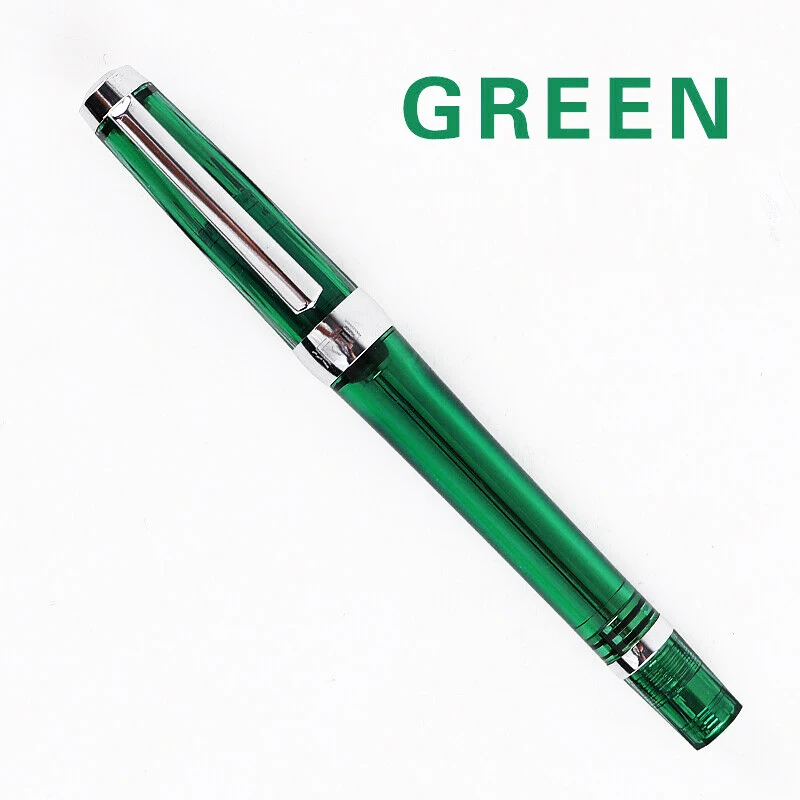 Новинка 013 авторучка из вакуумной смолы EF 0,38 мм \ F 0,5 мм чернильная ручка прозрачная/синяя/зеленая