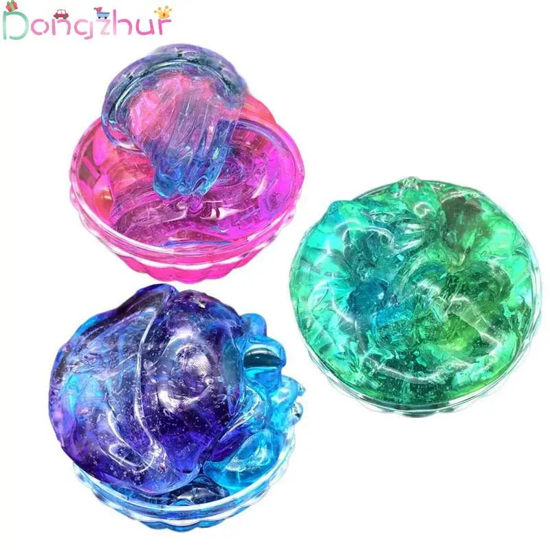 

Matching Color Gradient Crystal Mud Multi-color Crystal Mud Slime Antistress Playdough Slime Plasticine Magnet Clay Dynamic Sand