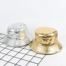 Золотые женские повседневные серебряные хлопковые шапки в стиле хип-хоп, мужские спортивные двухсторонние шляпы от солнца, Пешие прогулки в рыбацком стиле