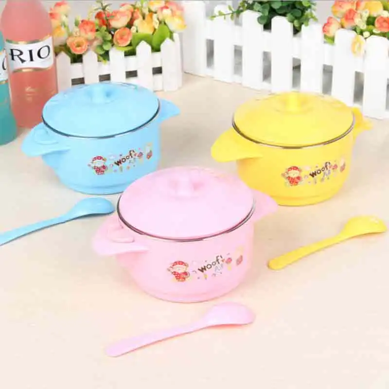 

Cute portable Stainless Steel Thermos Lunch Box Bento for Kids infants Vacuum Insulated Food Container Jar Lunchbox Soup Mug