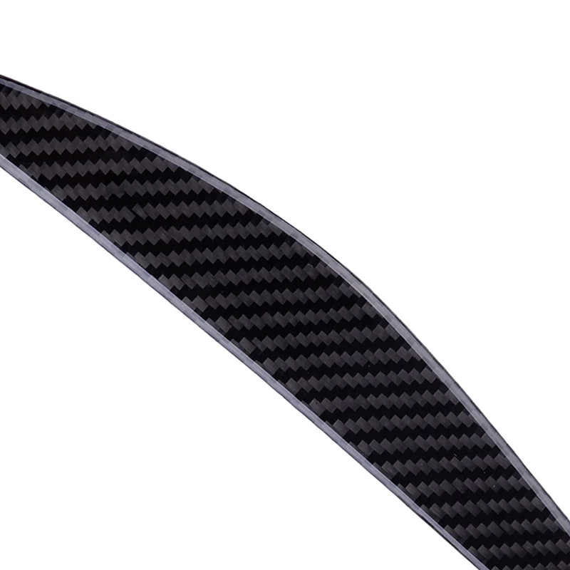 

1 Pair Carbon Fiber Front Headlight Eyebrow Eyelid Cover For BMW F30 F34 2013-17