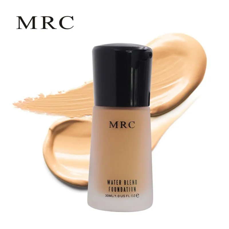 

MRC Water Blend Pores Liquid Foundation 30 ml with Concealer Whitening Moisturizer Hydrating Functions 10 Colors Available