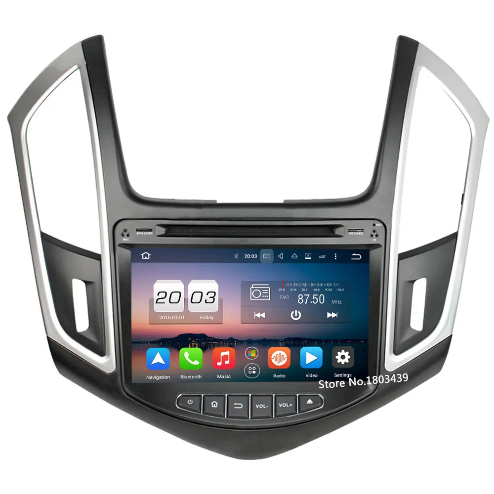 

8" Octa Core Android 6.0 4GB RAM 32GB ROM 3G/4G WIFI DAB Car DVD Multimedia Player Radio GPS Navigation For Chevrolet Cruze 2015