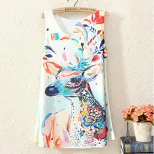 Скидка новые женские футболки с принтом без рукавов европейский модный дизайн женские любимые повседневные и новые женские рубашки для отдыха