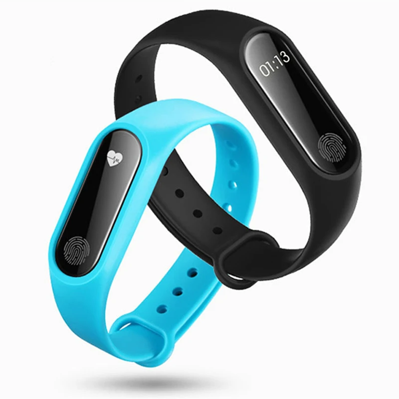 

OGV Fitness Bracelet M2 Activity Tracker USB Charging IP67 Waterproof Heart Rate Monitor Sleep Pedometer Smart Wristband