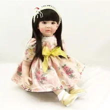 Мода Reborn винилсиликоновых Детские куклы сопровождать Спящая реалистичные принцесса малышей Кукла Малыш Рождество и год Бутик подарков