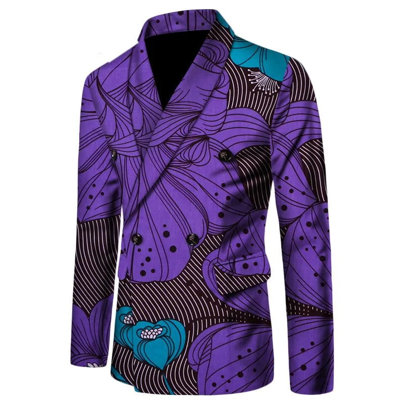 Маскарадный пиджак африканская мужская одежда пальто с длинным рукавом Африканский принт Slim Fit мужской костюм пиджак мужской Базен Riche пальто Топы WYN190