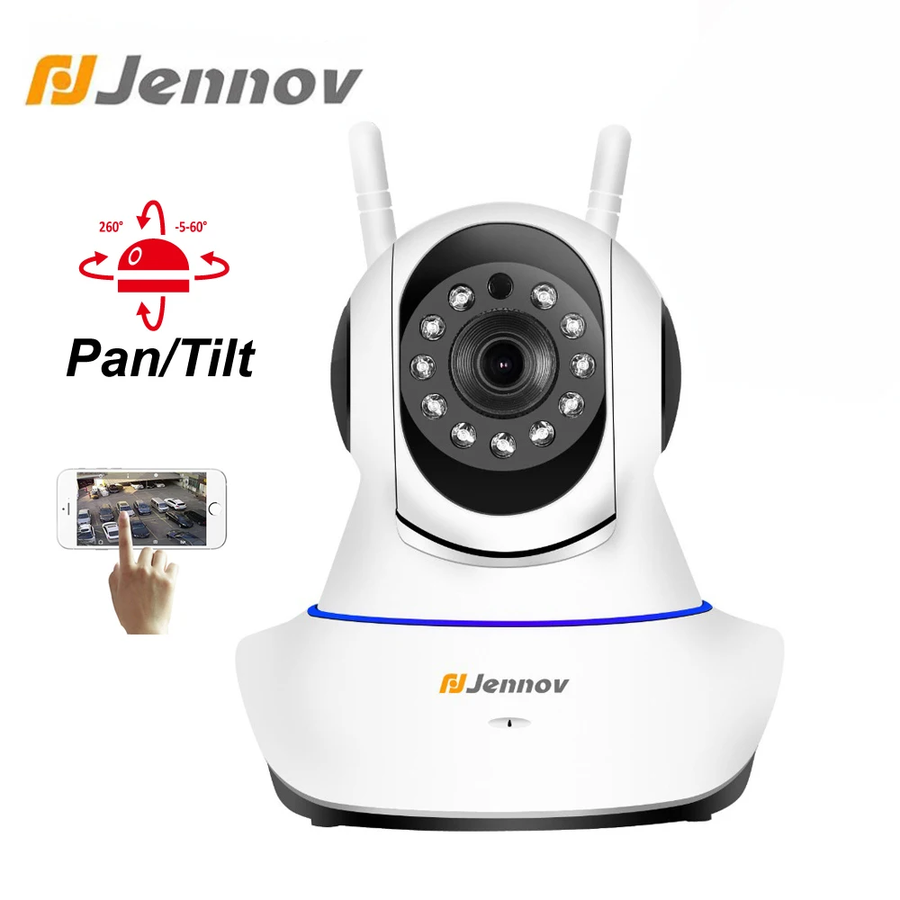 

Jennov Two Way Audio PT Wifi Camera IP Wireless Home Security Camera Wifi Video Surveillance HD Baby Monitor CCTV APP 360Eyes