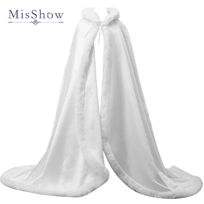 winter wedding cape with hood