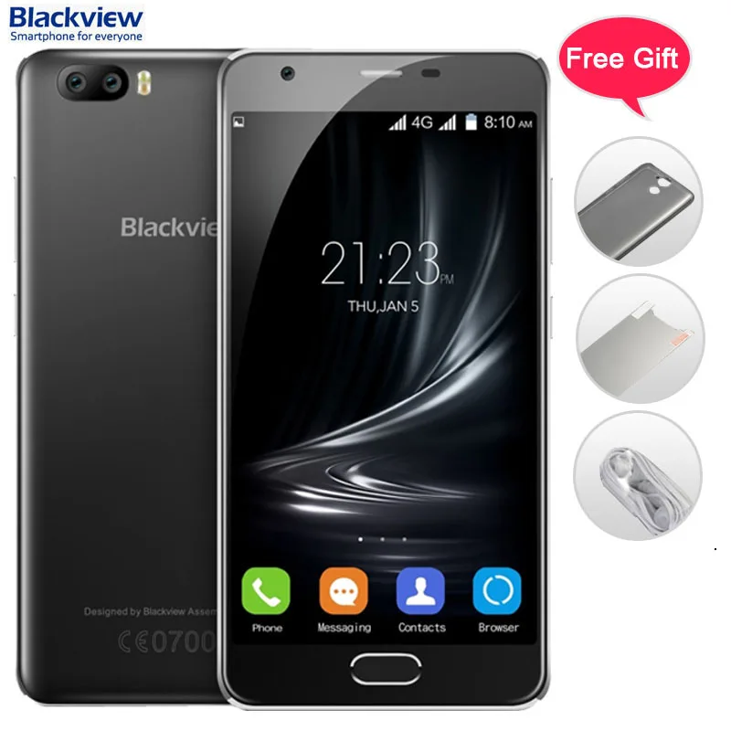 Цена за Blackview A9 Pro 2 ГБ/16 ГБ Двойные Задние Камеры DTouch Идентификации Отпечатков Пальцев 5.0 ''Android 7.0 MTK6737 Quad Core до 1.3 ГГц Цена за Blackview A9 Pro 2 ГБ/16 ГБ Двойные Задние Камеры DTouch Идентификации Отпечатков Пальцев 5.0 ''Android 7.0 MTK6737 Quad Core до 1.3 ГГц