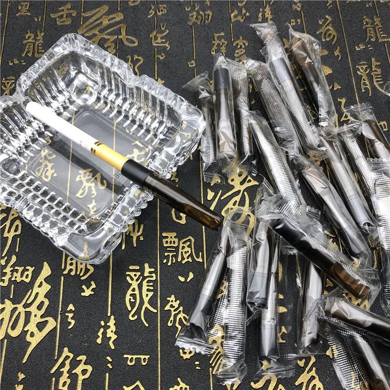 

Alalinong 30 Pcs A Pack Regular Cigarettes Filter Holder Food Grade Plastic Circular Washable Healthy Cigarette Filters