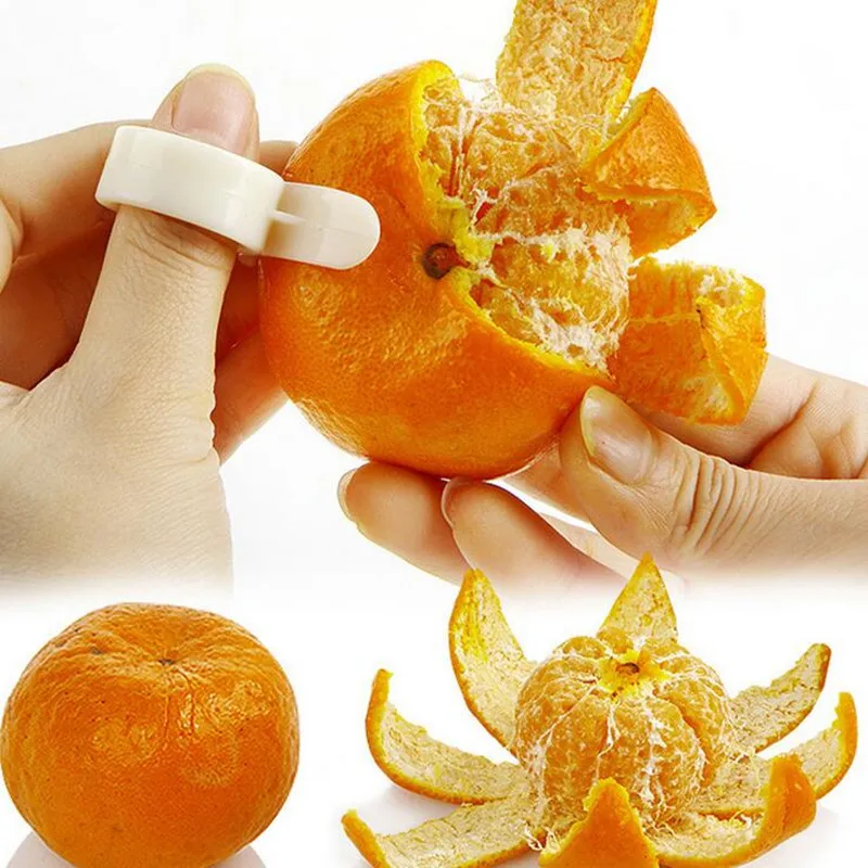 

10pcs/lot Random Color Orange Peelers Opener Practical Lemon Fruit Slicer Fruit Stripper Opener Machine Tool