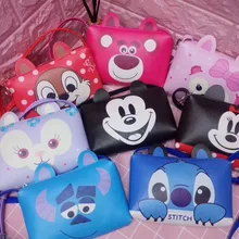 Disney Микки Маус мультфильм дети сумка подарки для девочек портмоне сумка для хранения мобильного телефона малыш аксессуары сумка
