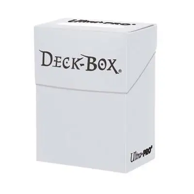 Ультра Pro Deck Box настольные игры карты TCG колода чехол для магических карт MGT/Pkm/YGO/сборные игры - Цвет: White