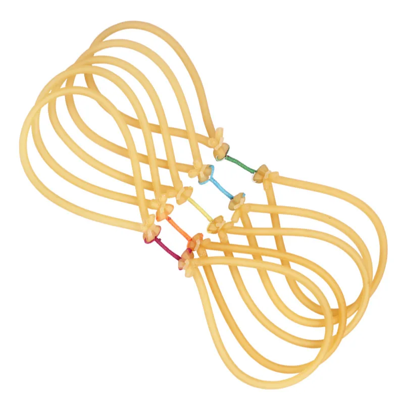 Оптовая продажа 5 шт. 1745 слинг резинкой используется для ловли рыбы Высокое качество Уличная Рогатка c резиновой лентой латекса