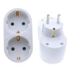 New 2 Socket Multiple Plug Power Strip Socket Distribution Adapter 16A/250V German Standard Power Supply Plug Adapter* ► Photo 2/6