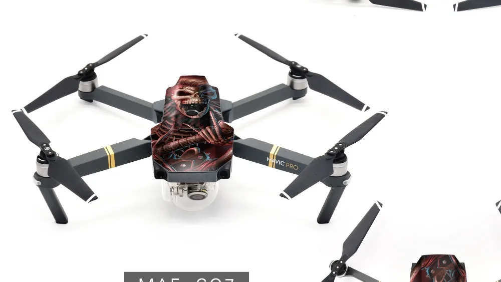 PGYTECH Стикеры для DJI Mavic Pro/Платиновые аксессуары кожи 3M водостойкие Переводные картинки Drone запасной Запчасти для DJI Mavic Pro