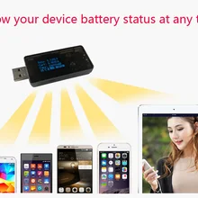 USB 3,0 OLED детектор USB зарядное устройство Доктор Вольтметр Амперметр мощность Емкость Напряжение Ток Тестер-измеритель для аккумулятора QC 2,0 3,0