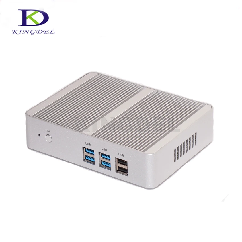 cheapest Price Intel Celeron N3150 Quad Core Fanless Mini Desktop Computer With Dual LAN Small Size SSD High Speed Nettop PC wholesale price lga775 intel g31 chipset ddr2 desktop motherboard mainboard computer core 2 duo pentium 4 pentium d celeron