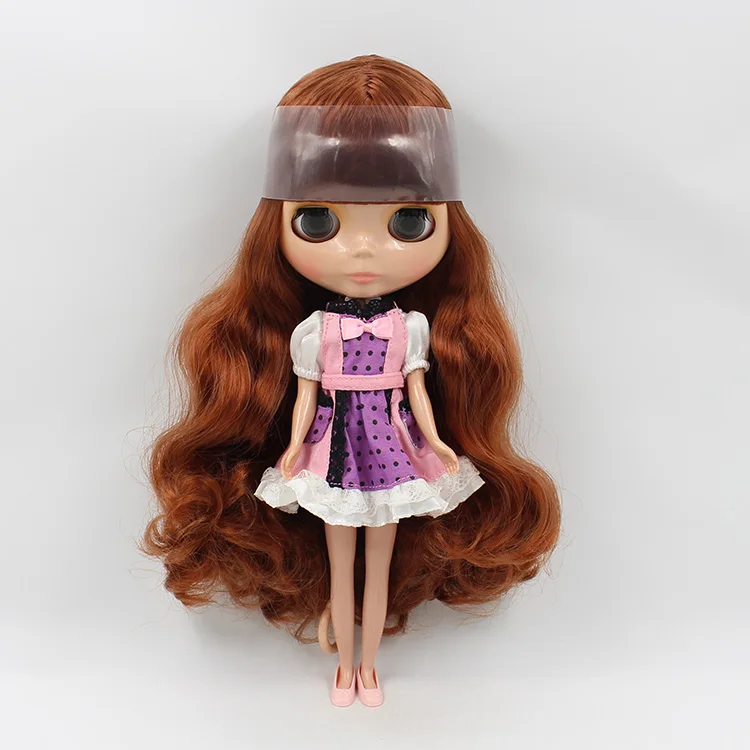 

DayTakar Blyth long cloth dolls dark brown bangs black muscle AB for changing baby